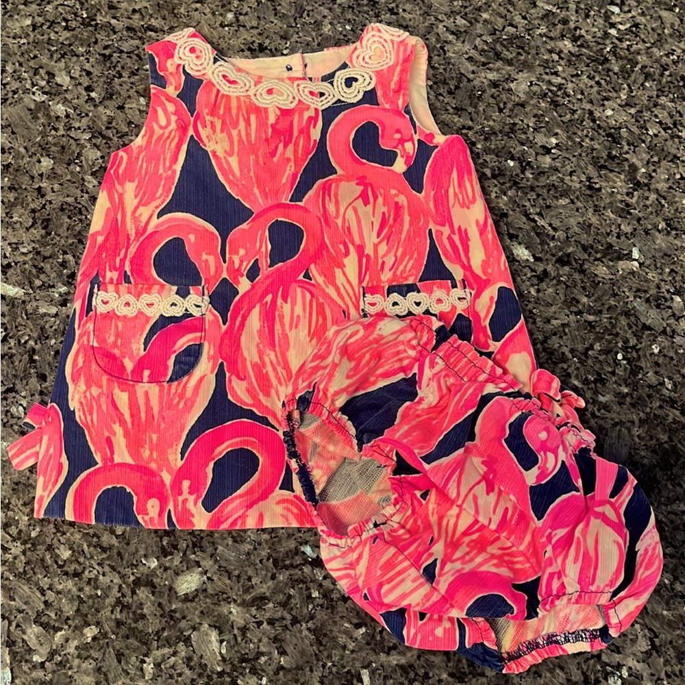 Lilly Pulitzer Baby shift with bloomers 3-6 month